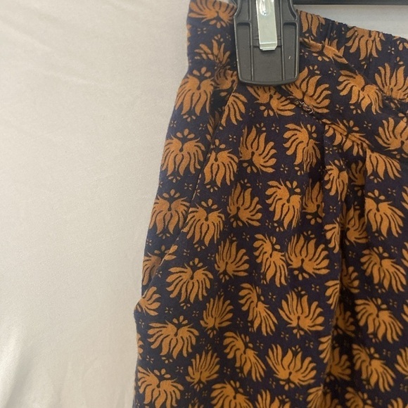 H & M print boho pocket block print pants sz xs - Picture 5 of 6